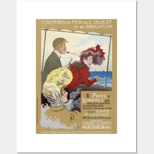 Paris à Londres France Vintage Poster 1905 Posters and Art